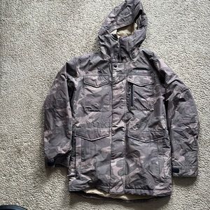 Men’s camo burton jacket